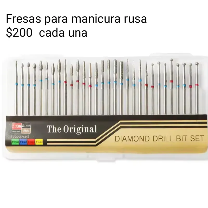 Fresas para manicura rusa