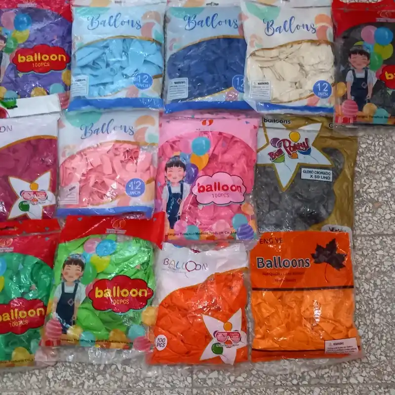 Globos de colores (100)