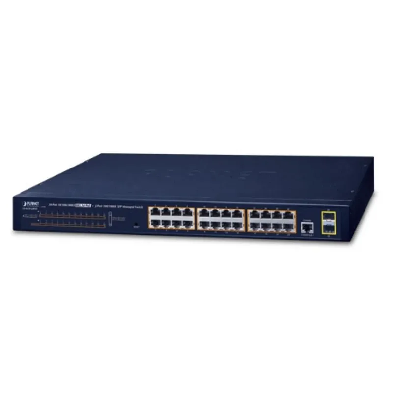 Switch GS-4210-24P2S IPv4, 24-Port Managed 802.3at POE+ Gigabit Ethernet Switch + 2-Port 100/1000X SFP