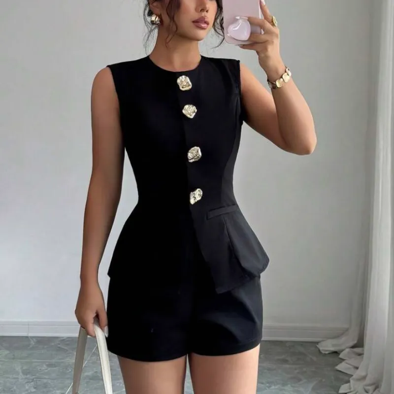 Conjunto con short negro