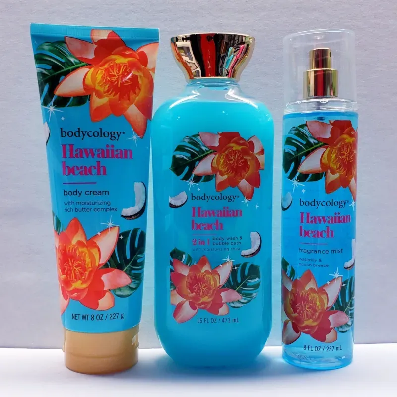 Bodycology HAWAIIAN BEACH colonia y gel de baño