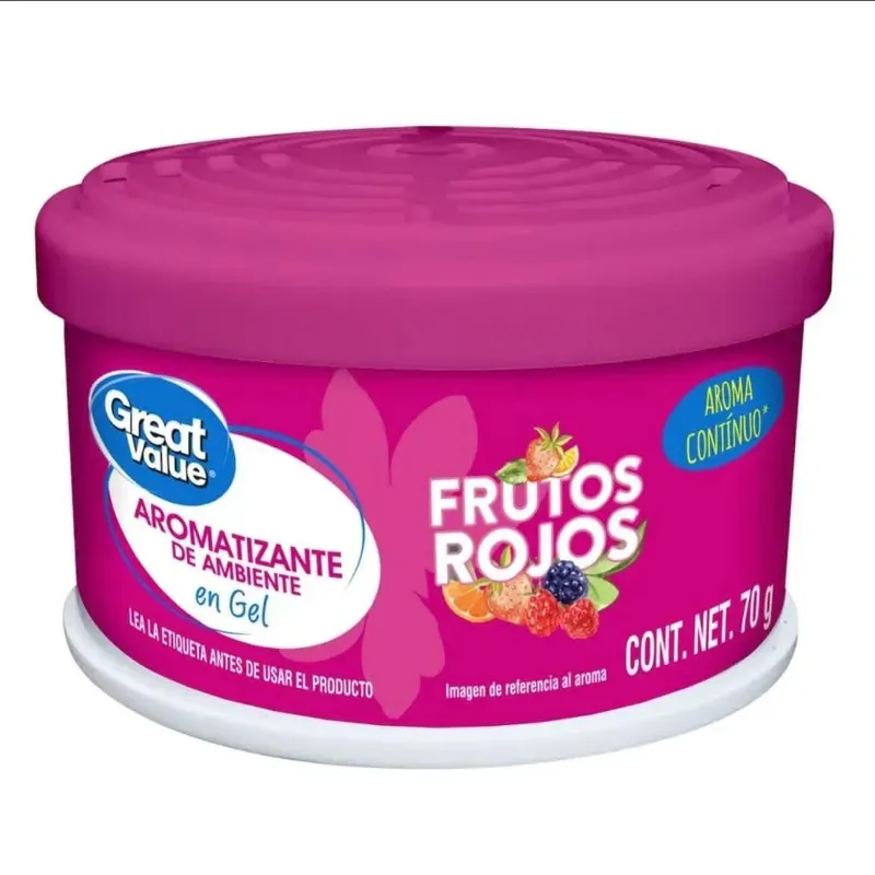 Aromatizante Great Value en gel de frutos rojos 