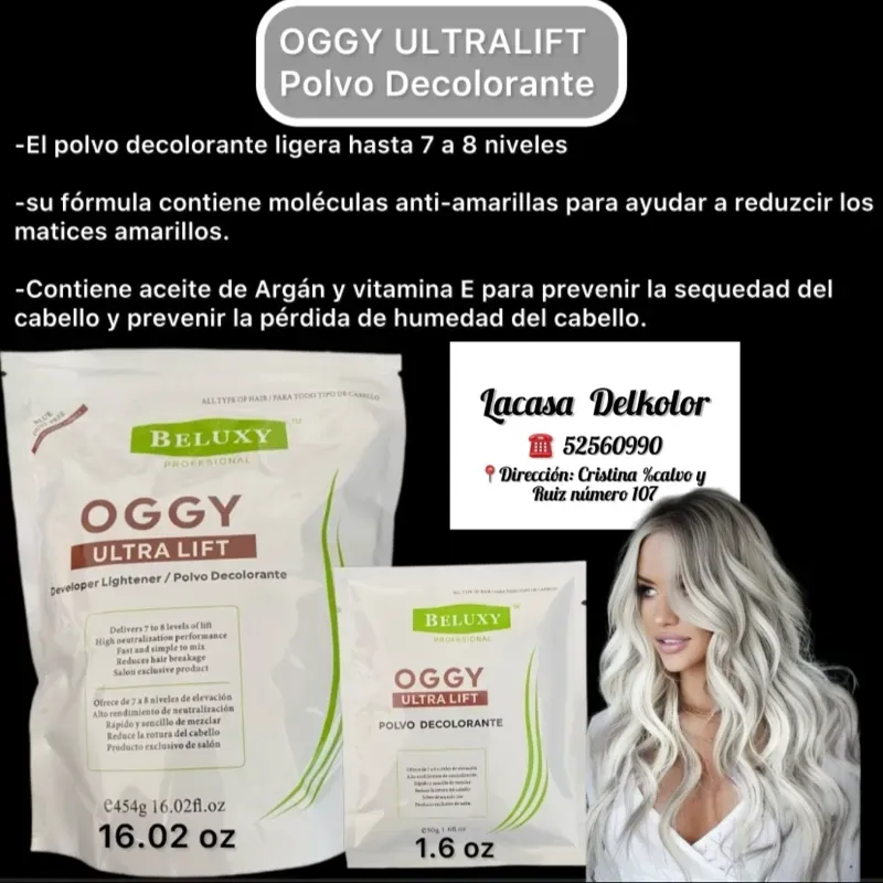 Polvo decolorante Oggy 16oz