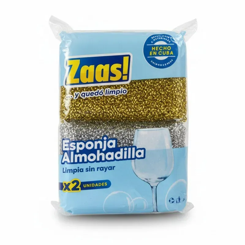 Set de esponja almohadilla marca Zaas!