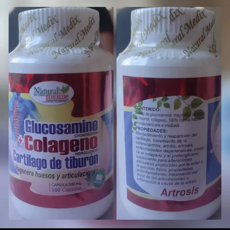 Glucosamina Condroitina de 500 mg de 100 cápsulas