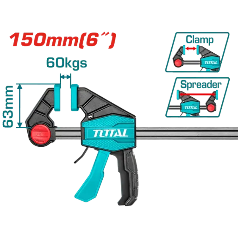 Abrazadera de barra rápida