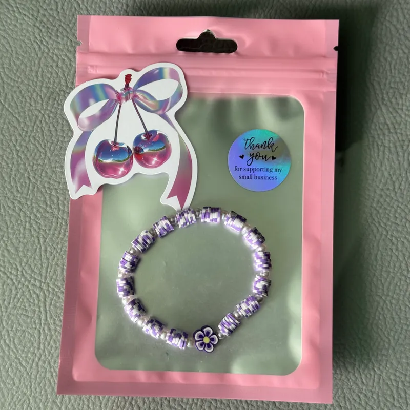 Pulsera violet flower