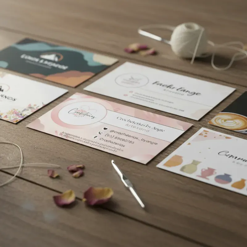Tarjetas de Presentación y Agradecimiento