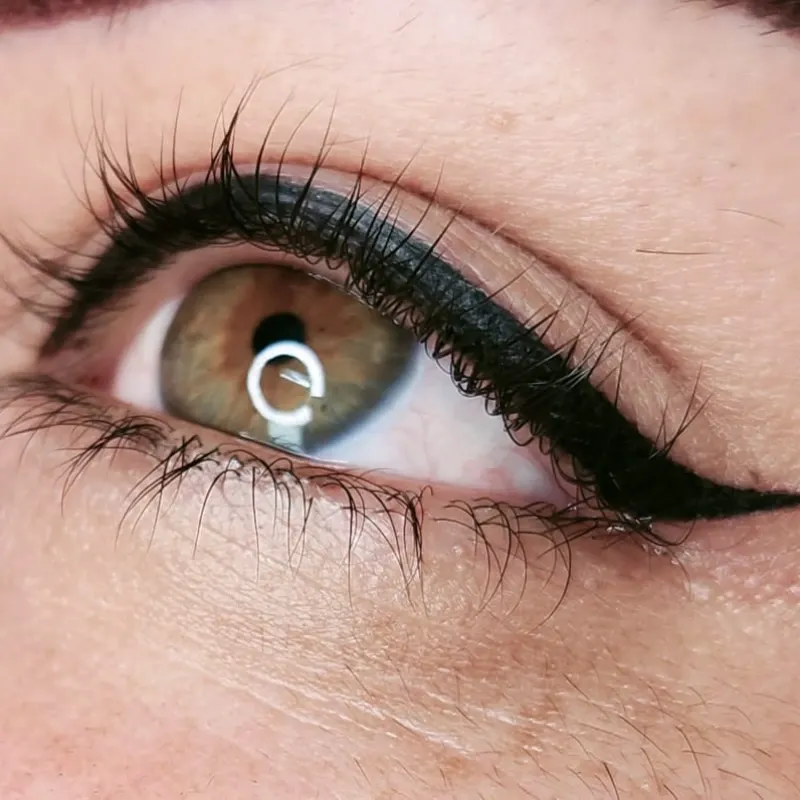 Retoque de Un Delineado Superior Antes de 6 Meses.