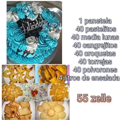 Combo de bufet para cumpleaños