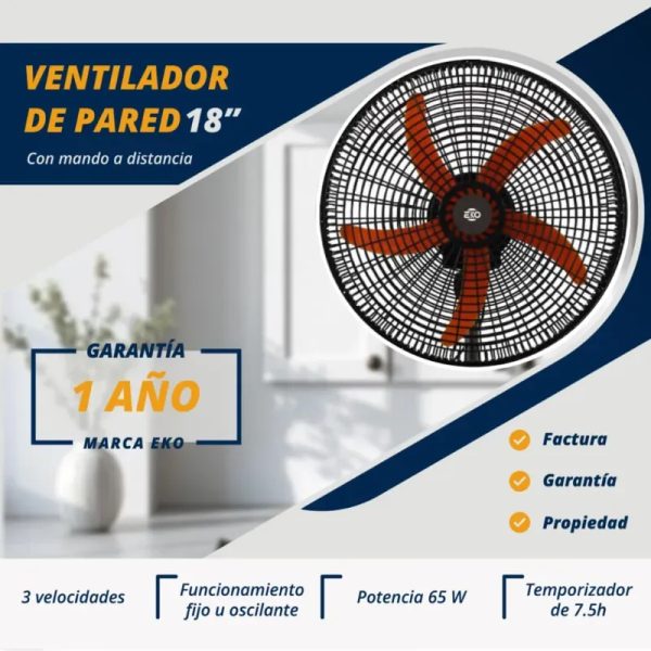 Ventilador de Pared de 18"