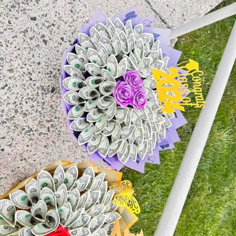 idea nueva  ramos de billetes 