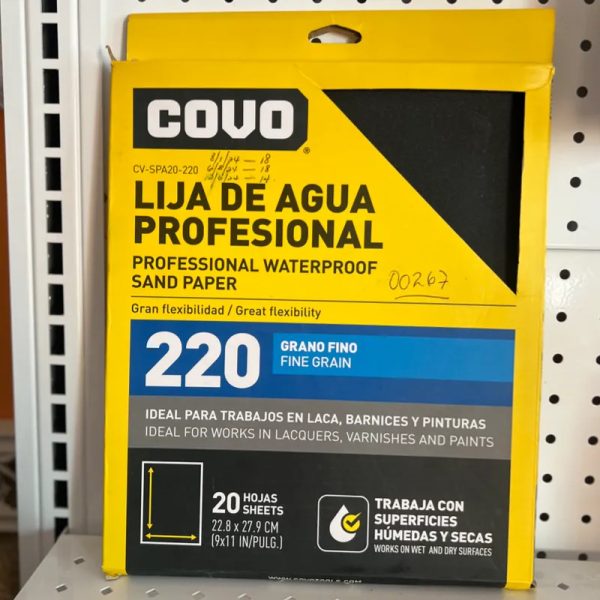 Lija de agua profesional