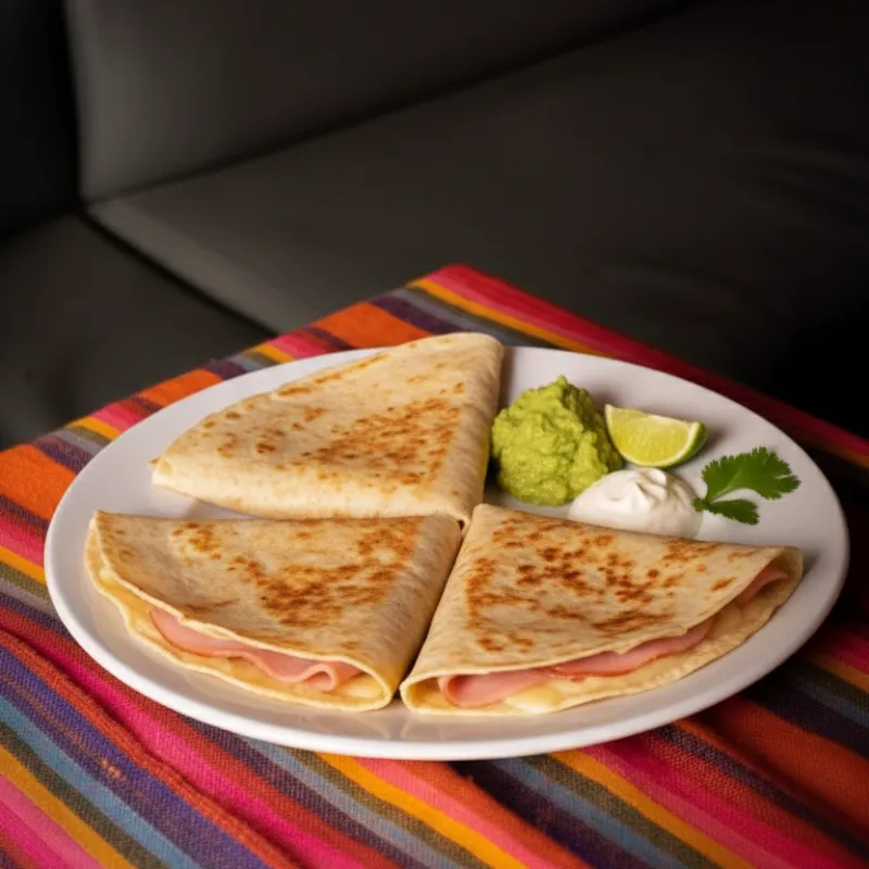 Quesadilla de jamón
