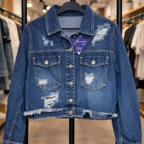 Chaquetas Mezclilla Rígida de mujer