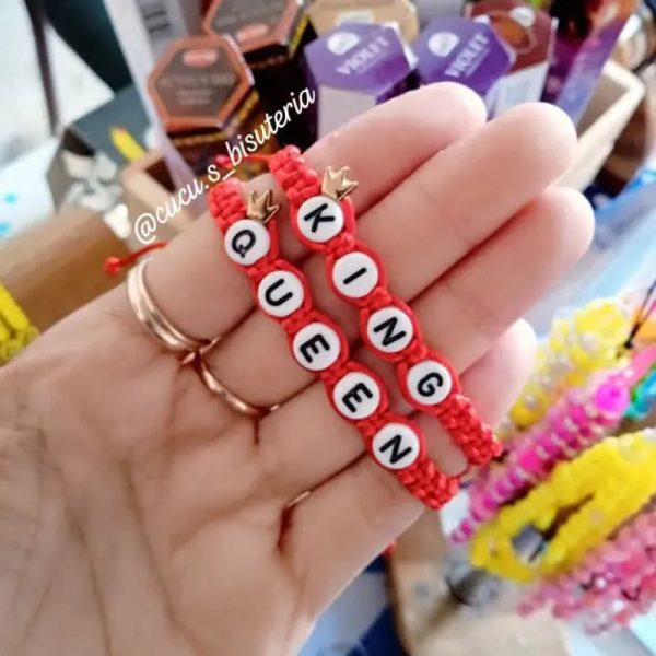 Pulseras King  Queen