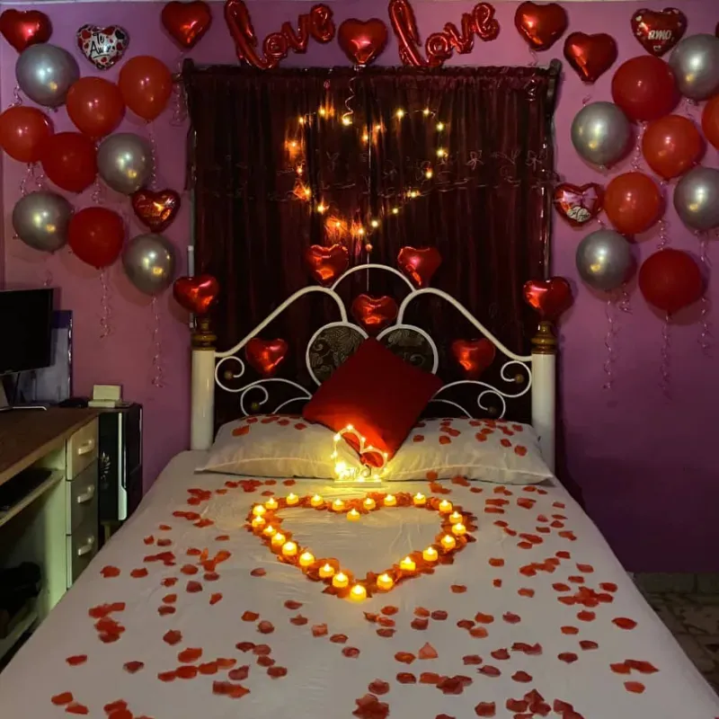 decoración romantica