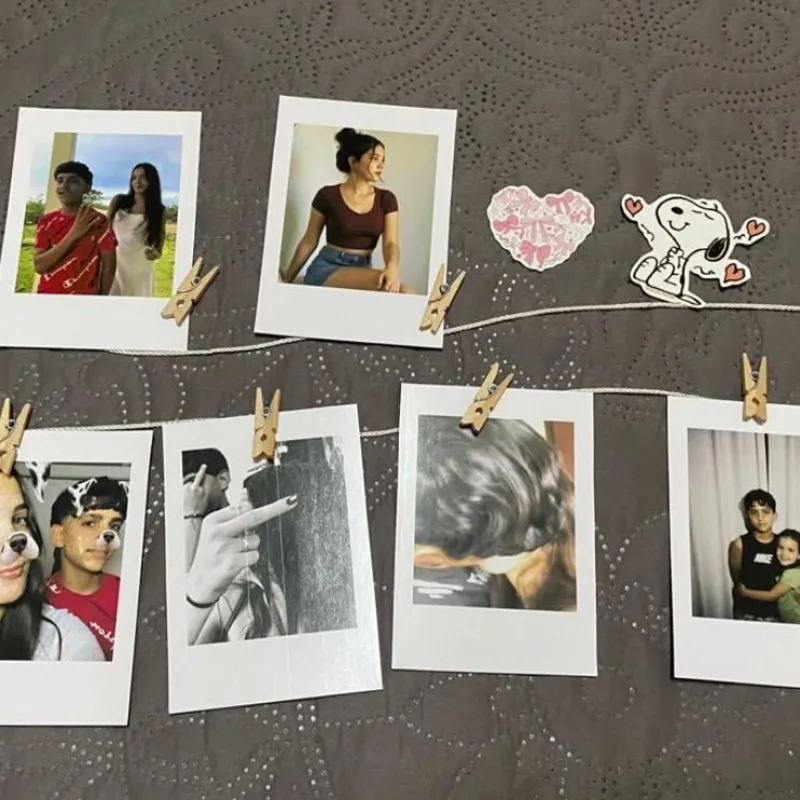 Tendedero polaroid 6 fotos