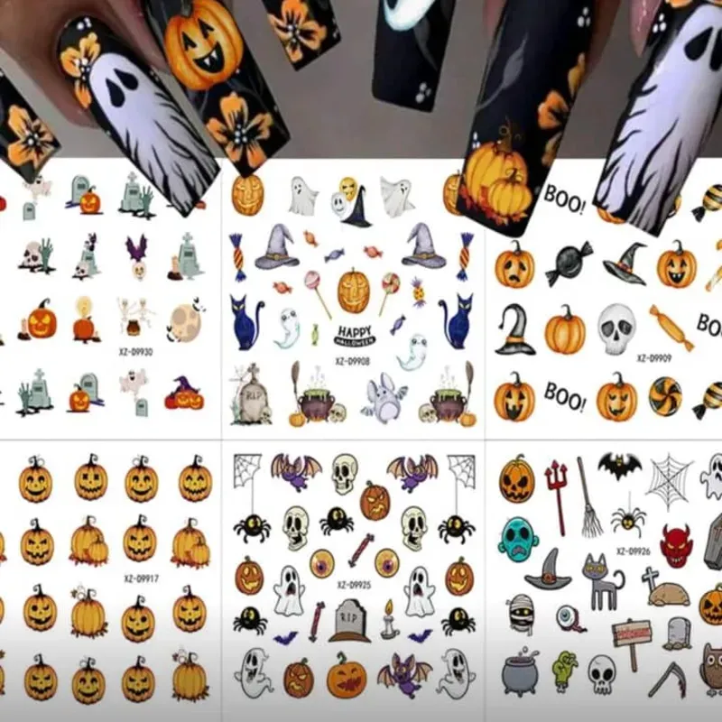 STIKER DE AGUA DECORACIÓN HALLOWEEN