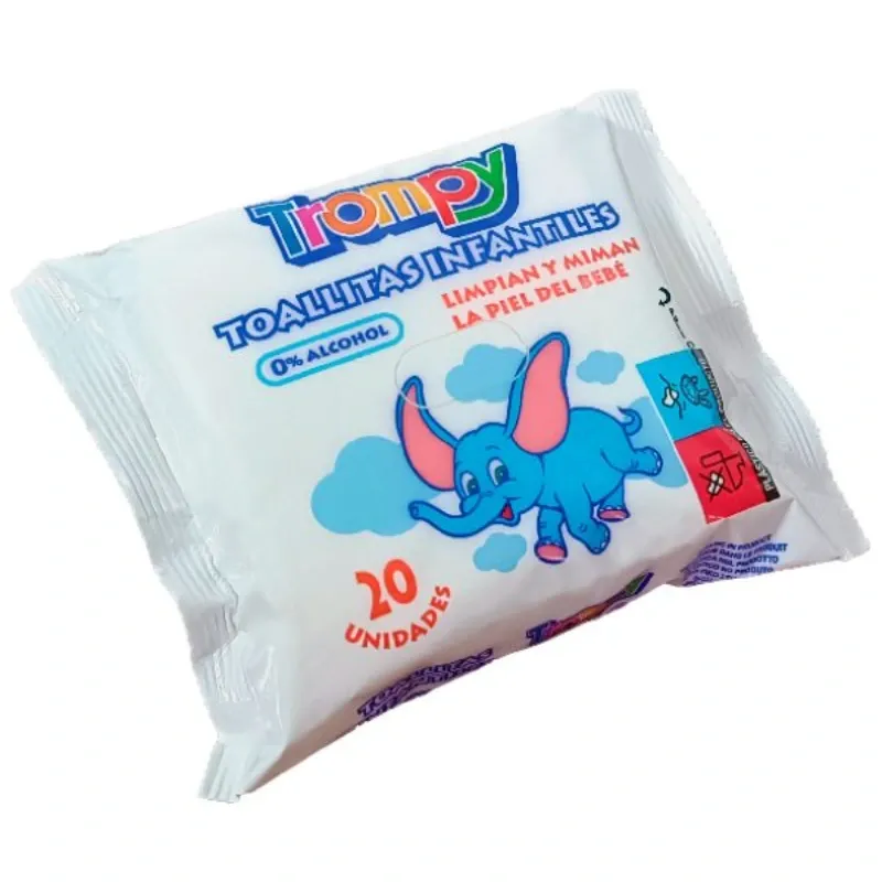 Toallitas Infantiles 20uds, Trompy