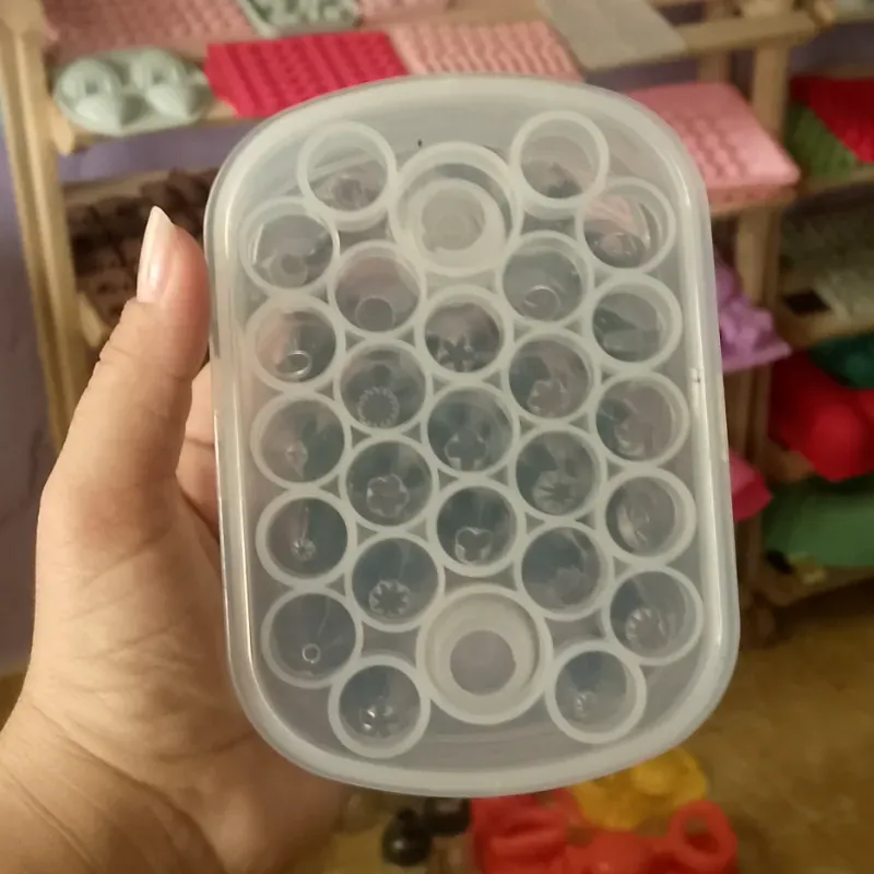 Caja de boquillas pequeñas con 2 acoples