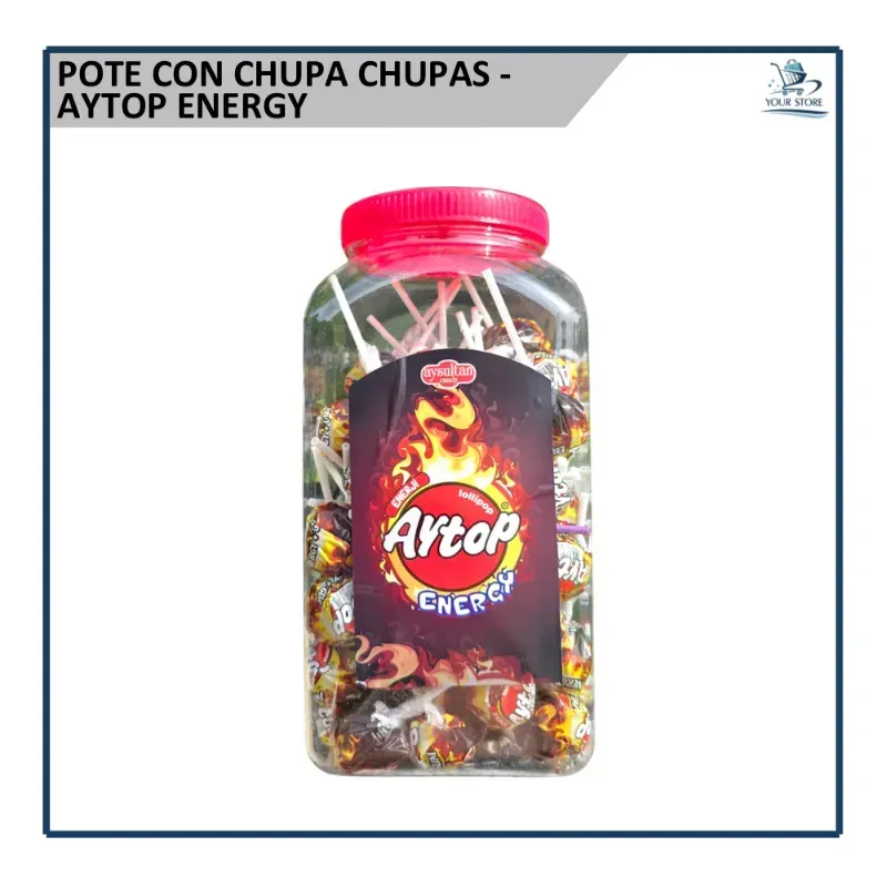 Pote de Chupa Chupas - Aytop (80U)