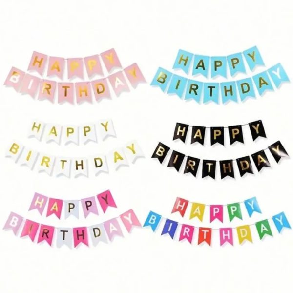 Banderines Feliz Cumpleaños 