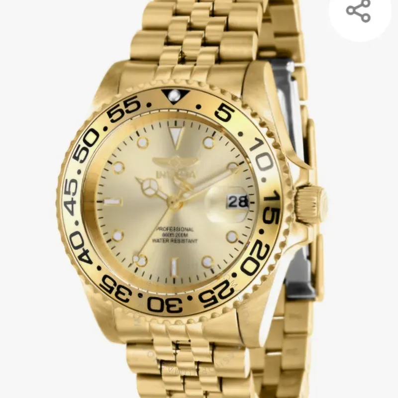 Invicta Pro Diver watch womens gold