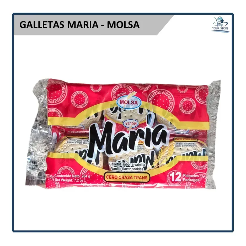 Galletas María - Molsa 12u (204g)