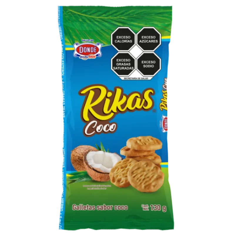 Galletas Rikas Coco Dondé 10 x 200 g