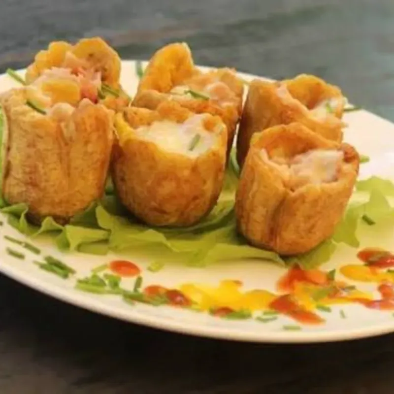 Tostón rellenos con queso