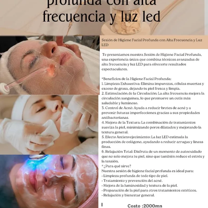Sesiones de Higiene facial