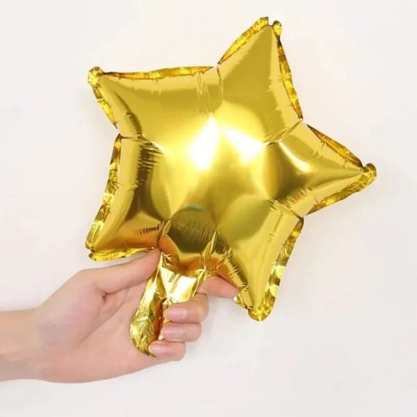 Globo estrella dorada 10"