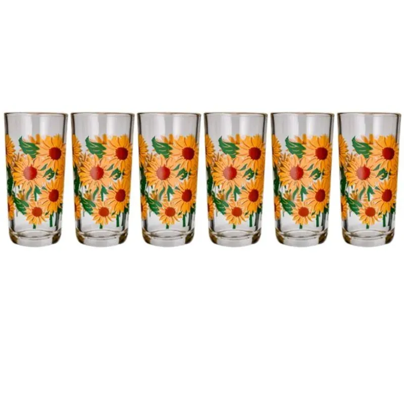 Juego de 6 vasos de cristal ( 250 ML)