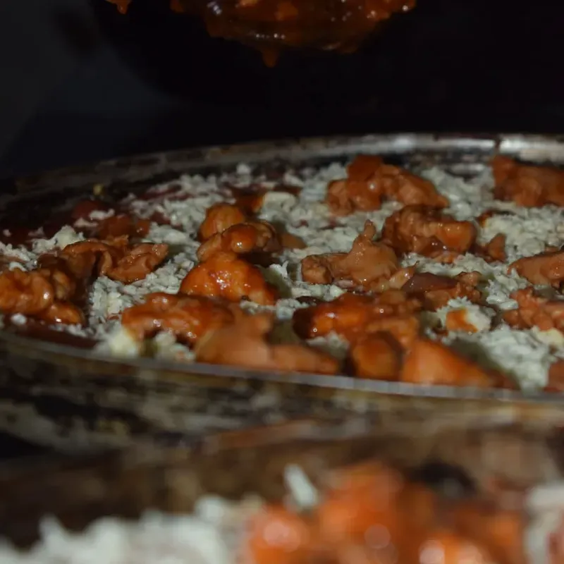 Pizza c/ Pollo y Queso Gouda