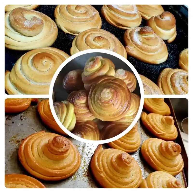 Espirales de mantequilla y naranja