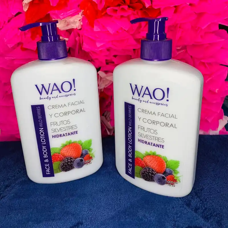 Crema Facial y Corporal . Frutos Silvestres . Hidratante .444ml