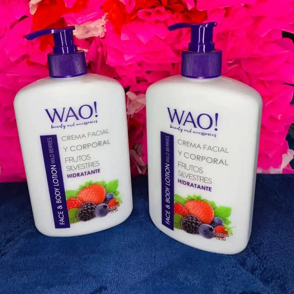 Crema Facial y Corporal . Frutos Silvestres . Hidratante .444ml