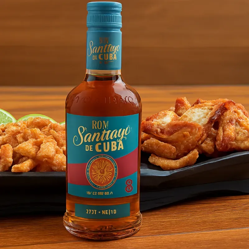 COMBO RON SANTIAGO 8 AÑOS