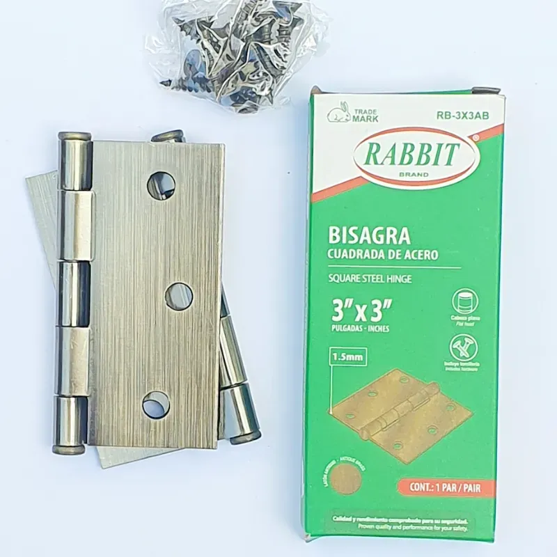 Bisagra Cuadrada De Acero