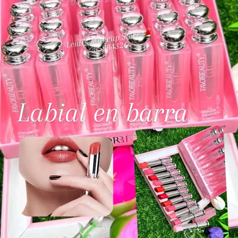 Labiales mate en barra tipo Dior