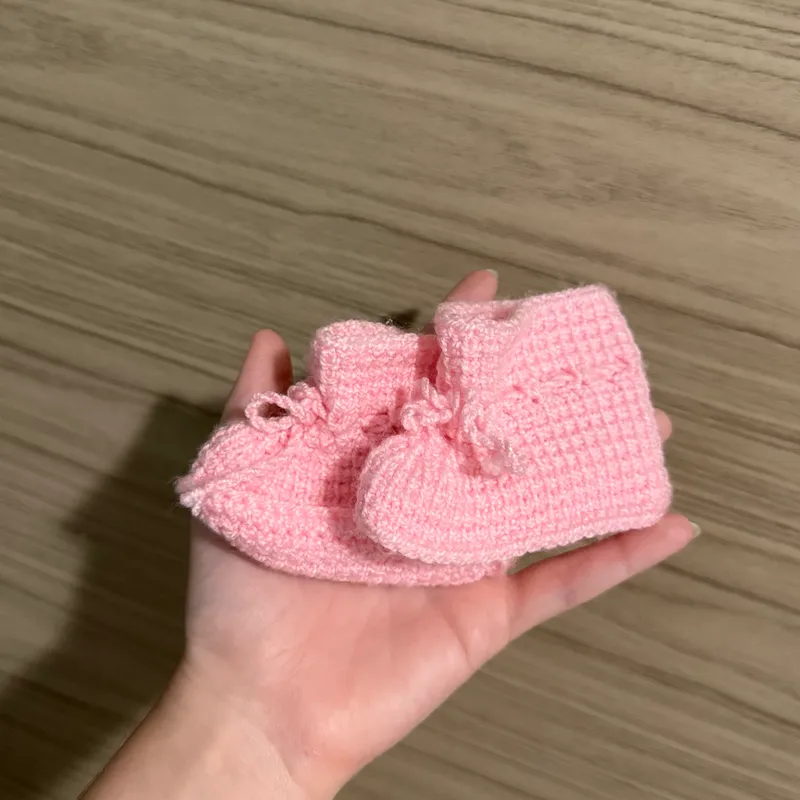 Medias zapatos - Crochet 