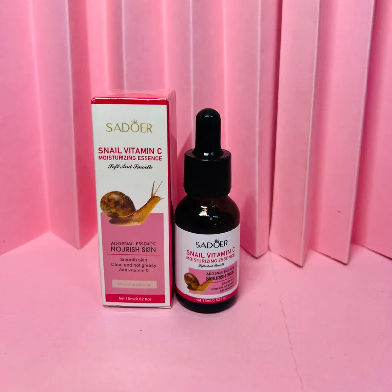 Serum hidratante de vitamina C y baba de caracol 