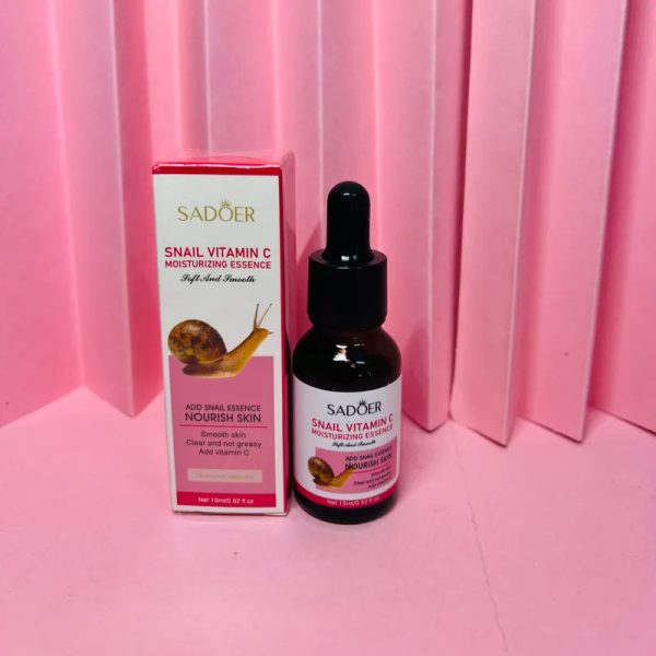 Serum hidratante de vitamina C y baba de caracol 