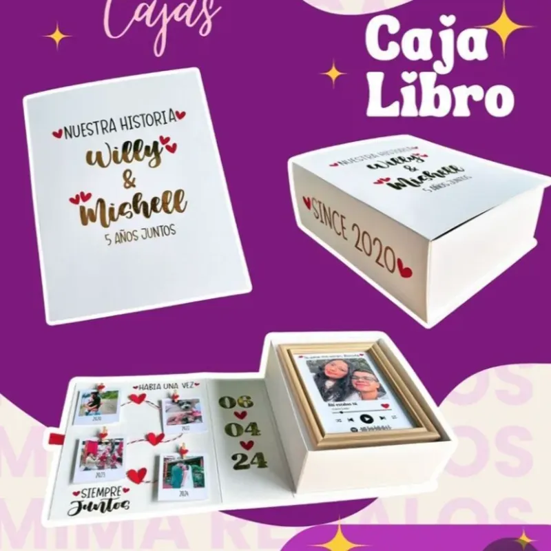 Caja libro