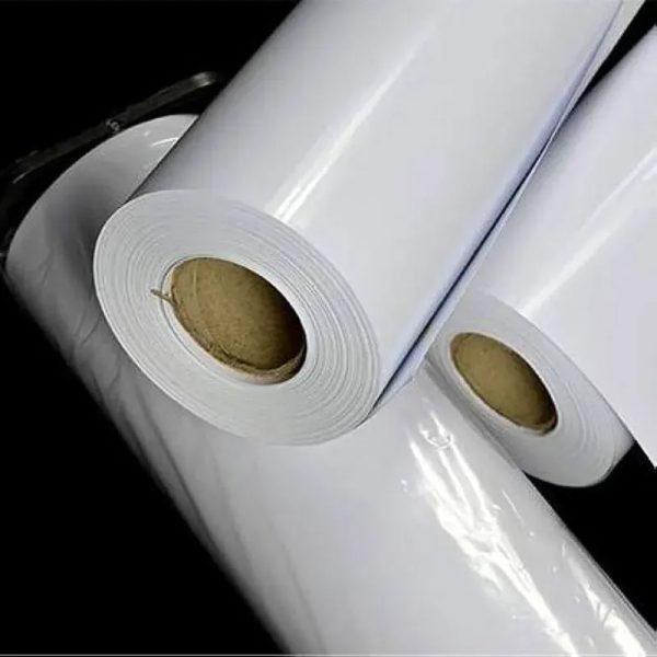 Vinilo autoadhesivo blanco brillo