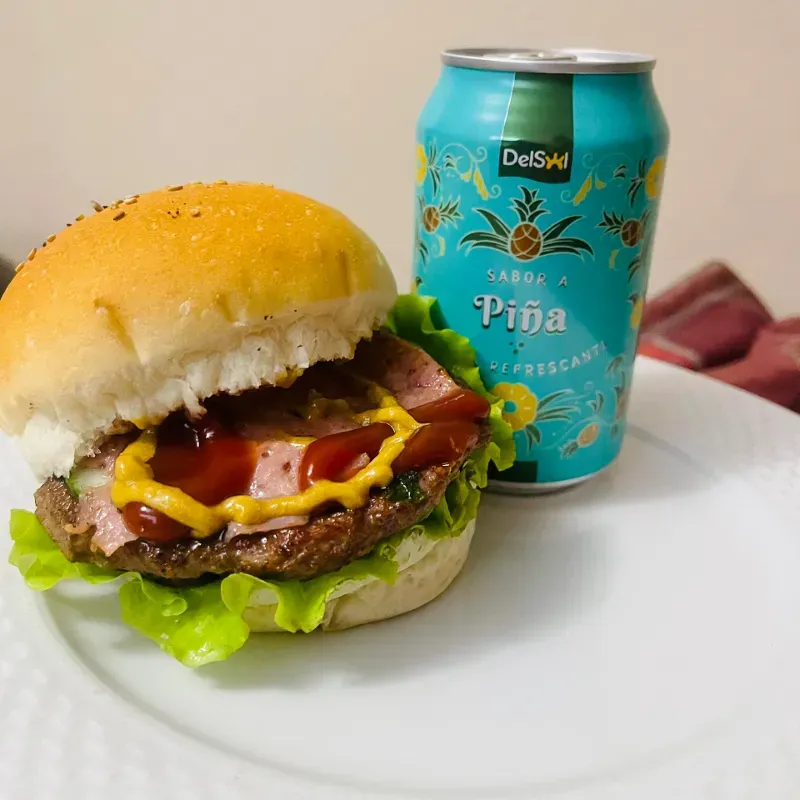 Hamburguesa con Jamón Viking