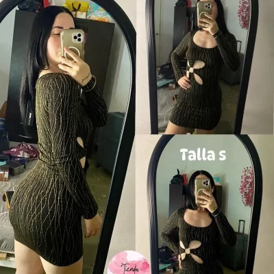 Vestido corto fashion nova
