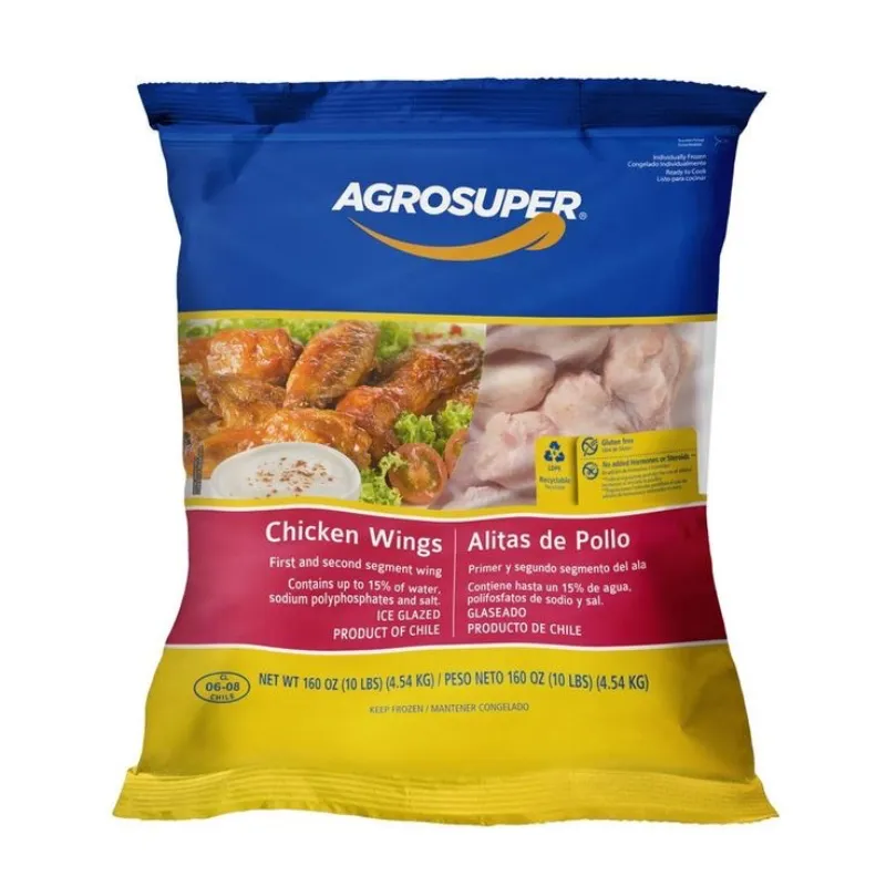 Alitas de Pollo Paquetes de 10 LB