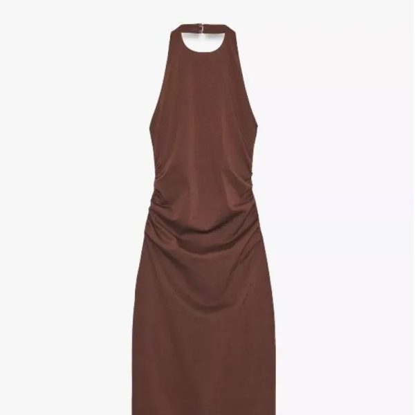 Vestido Largo Marrón